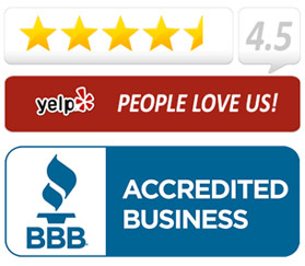Yelp and BBB Logos